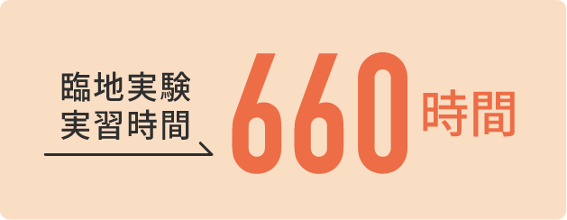 臨地実験実習時間660時間