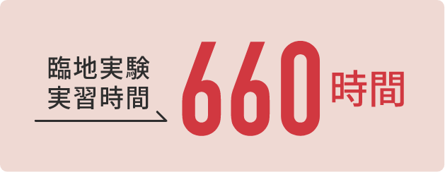 臨地実験実習時間660時間