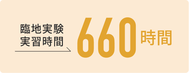 臨地実験実習時間660時間