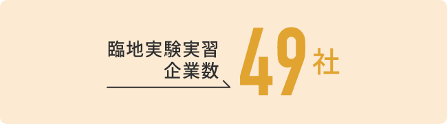 臨地実験実習企業数49社