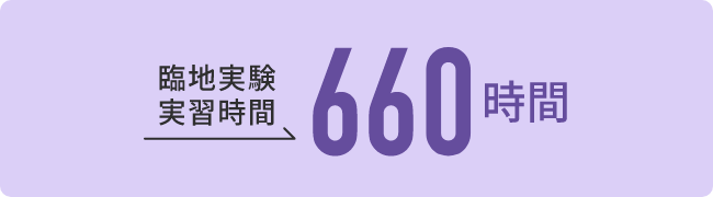 臨地実験実習時間660時間